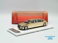 Xe Mô Hình Mercedes - Maybach S600 Pullman 1:64 Stance Hunters (Vàng Crom )