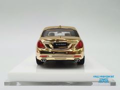 Xe Mô Hình Mercedes - Maybach S600 Pullman 1:64 Stance Hunters (Vàng Crom )