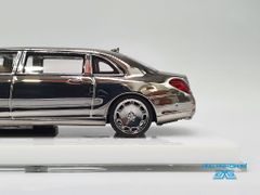 Xe Mô Hình Mercedes - Maybach S600 Pullman 1:64 Stance Hunters (Bạc Crom )