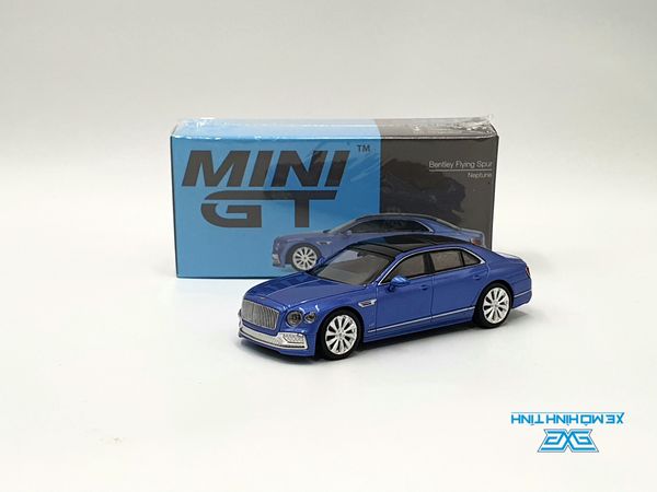 Xe Mô Hình Bentley Fying Spur Neptune LHD 1:64 Minigt ( Xanh Dương )