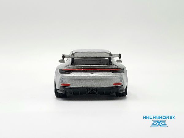 Xe Mô Hình Porsche 911 (922) GT3 GT Silver Metallic LHD 1:64 Minigt ( Bạc )