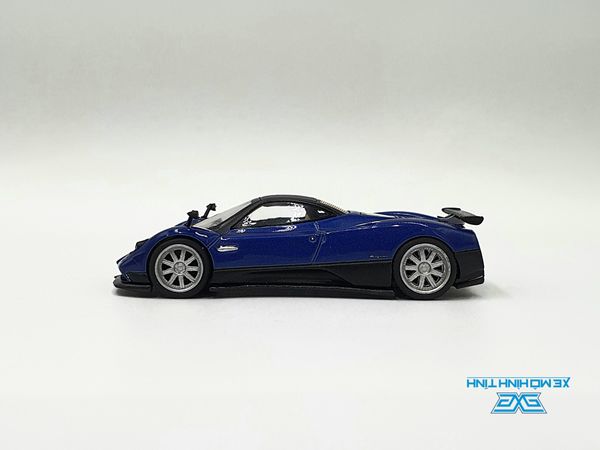 Xe Mô Hình Pagani Zonda F Blu Argentina RHD 1:64 MiniGT (Xanh)