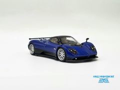 Xe Mô Hình Pagani Zonda F Blu Argentina RHD 1:64 MiniGT (Xanh)