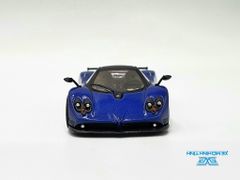 Xe Mô Hình Pagani Zonda F Blu Argentina RHD 1:64 MiniGT (Xanh)