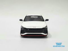 Xe Mô Hình Hyundai ELANTRA N Ceramic White LHD 1:64 Minigt ( Trắng )
