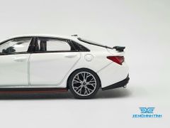 Xe Mô Hình Hyundai ELANTRA N Ceramic White LHD 1:64 Minigt ( Trắng )