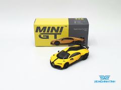 Xe Mô Hình Bugatti Chiron Pur Sport Yellow LHD 1:64 Minigt ( Vàng )