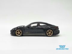 Xe Mô Hình Porsche Taycan Turbo S Volcano Grey Metallic LHD 1:64 Minigt ( Đen )