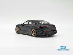Xe Mô Hình Porsche Taycan Turbo S Volcano Grey Metallic LHD 1:64 Minigt ( Đen )