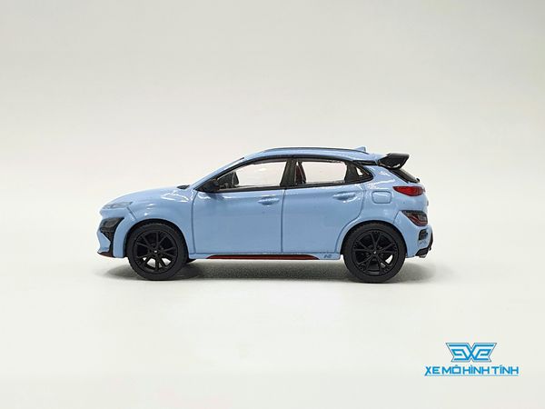 Xe Mô Hình Hyundai KONA N Perfomance Blue LHD 1:64 Minigt ( Xanh )