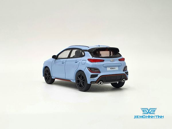 Xe Mô Hình Hyundai KONA N Perfomance Blue LHD 1:64 Minigt ( Xanh )