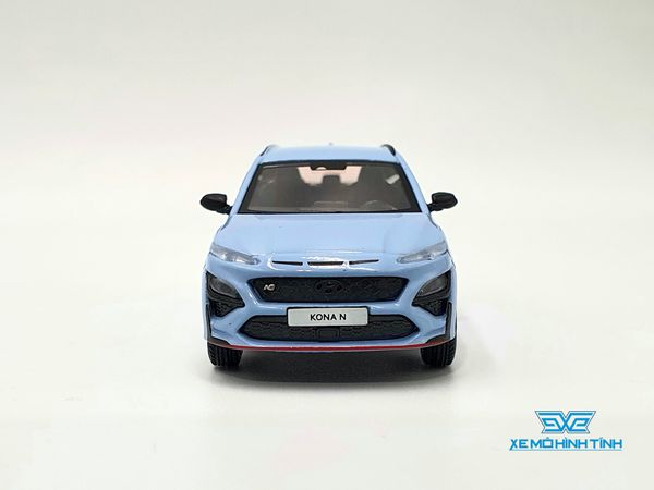 Xe Mô Hình Hyundai KONA N Perfomance Blue LHD 1:64 Minigt ( Xanh )