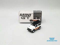 Xe Mô Hình Land Rover Defender 90 Wagon White LHD 1:64 Minigt ( Trắng )