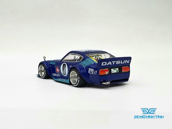 Xe Mô Hình Datsun KAIDO Fairlady Z Blue 1:64 Kaido House/ MIniGT (Xanh Dương)