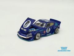 Xe Mô Hình Datsun KAIDO Fairlady Z Blue 1:64 Kaido House/ MIniGT (Xanh Dương)