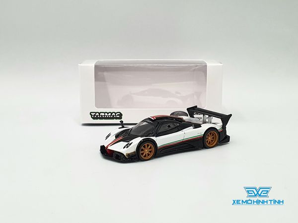 Xe Mô Hình PGANI ZONDA R Blanco Benny 1:64 Tarmac Works ( Trắng)