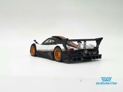 Xe Mô Hình PGANI ZONDA R Blanco Benny 1:64 Tarmac Works ( Trắng)