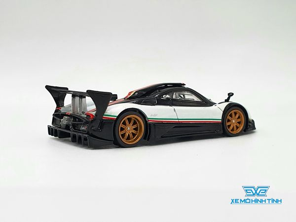 Xe Mô Hình PGANI ZONDA R Blanco Benny 1:64 Tarmac Works ( Trắng)