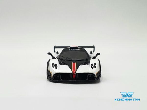 Xe Mô Hình PGANI ZONDA R Blanco Benny 1:64 Tarmac Works ( Trắng)