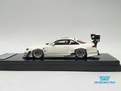 Xe Mô Hình Nissan Silvia S14 Error 404 1:64 YM Model ( Trắng )