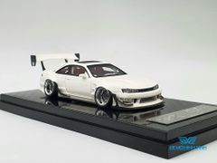 Xe Mô Hình Nissan Silvia S14 Error 404 1:64 YM Model ( Trắng )