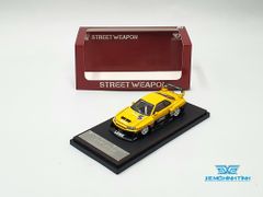 Xe Mô Hình Nissan Openable LBWK GTR ER34, Yellow #5 1:64 Street Weapon ( Vàng )