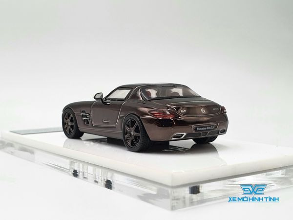 Xe Mô Hình Mercedes-Benz SLS Limited 299psc 1:64 TPC ( Đen + Nội thất đỏ )