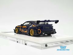 Xe Mô Hình Toyota Supra Limited 500pcs 1:64 Aurora Model ( Tím Phát Sáng )