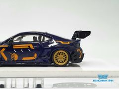 Xe Mô Hình Toyota Supra Limited 500pcs 1:64 Aurora Model ( Tím Phát Sáng )