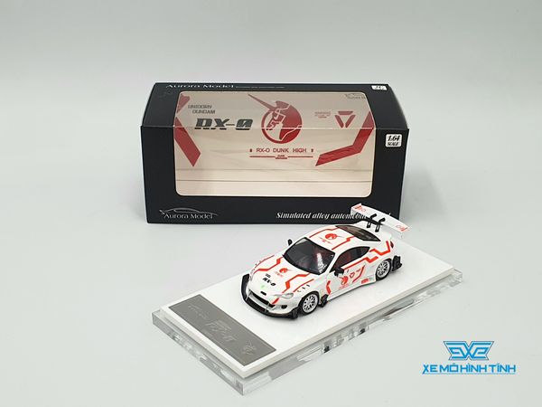 Xe Mô Hình Toyota Supra Limited 500pcs 1:64 Aurora Model ( Trắng Phát Sáng )