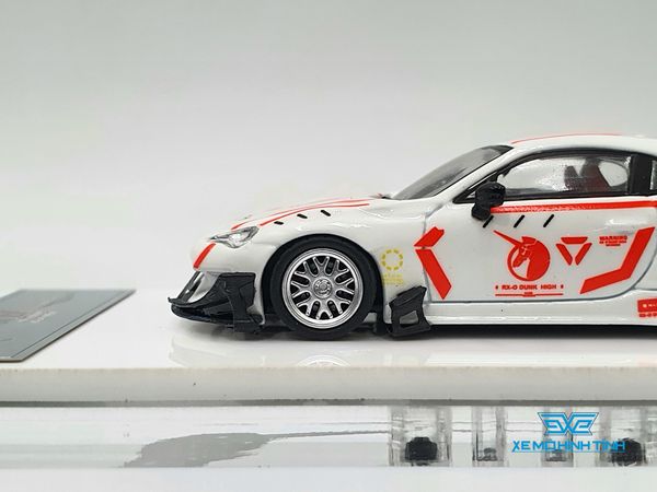 Xe Mô Hình Toyota Supra Limited 500pcs 1:64 Aurora Model ( Trắng Phát Sáng )