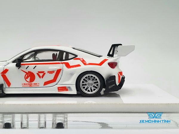 Xe Mô Hình Toyota Supra Limited 500pcs 1:64 Aurora Model ( Trắng Phát Sáng )