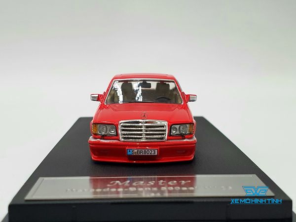 Xe Mô Hình Mercede-Benz 560sel W126 1:64 Master ( Đỏ )