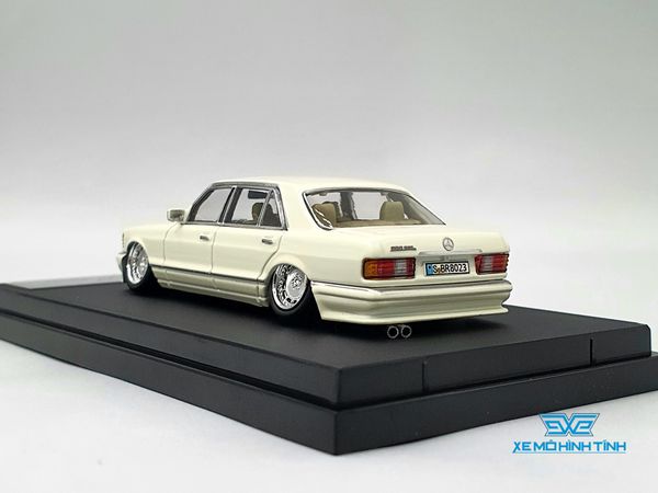 Xe Mô Hình Mercede-Benz 560sel W126 1:64 Master ( Trắng )