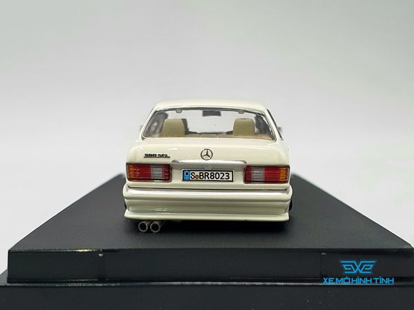 Xe Mô Hình Mercede-Benz 560sel W126 1:64 Master ( Trắng )