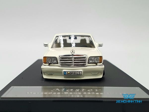 Xe Mô Hình Mercede-Benz 560sel W126 1:64 Master ( Trắng )