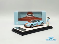 Xe Mô Hình Mercedes-Benz SLS 1:64 Time Micro (Gulf) + Fig