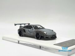 Xe Mô Hình Porsche 911 (997) Coupe LB Works 1:64 Timothy & Pierre ( Xám Dơ)