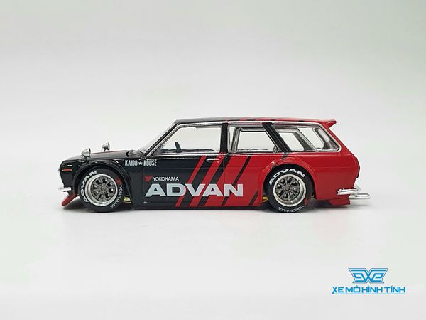 Xe mô hình Datsun KAIDO 510 Wagon ADVAN 1:64 Kaido House/MiniGT ( Advan )