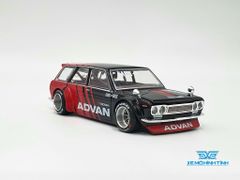 Xe mô hình Datsun KAIDO 510 Wagon ADVAN 1:64 Kaido House/MiniGT ( Advan )