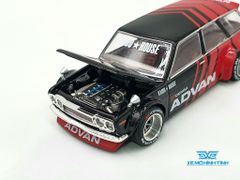 Xe mô hình Datsun KAIDO 510 Wagon ADVAN 1:64 Kaido House/MiniGT ( Advan )