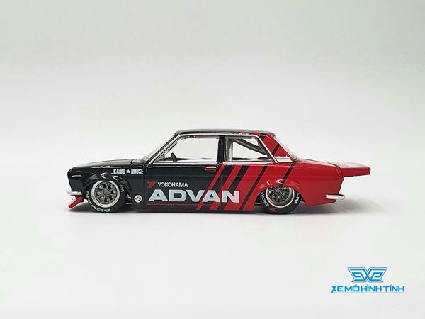 Xe mô hình Datsun 510 Pro Street 1:64 Kaido House/MiniGT (Advan)