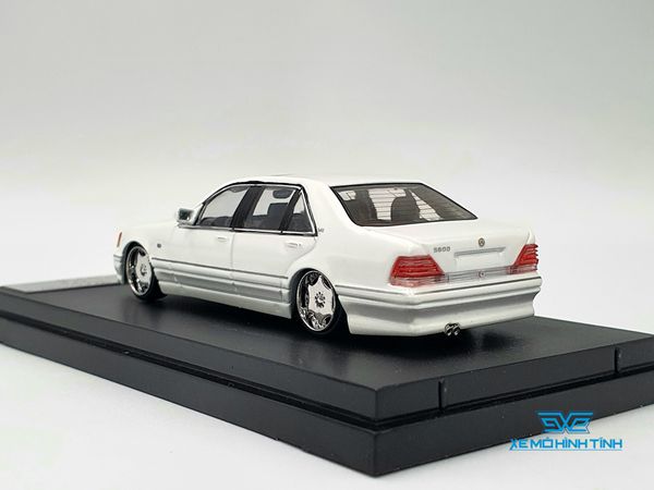 Xe Mô Hình Mercedes Benz W140 1:64 Street Weapon ( Trắng )