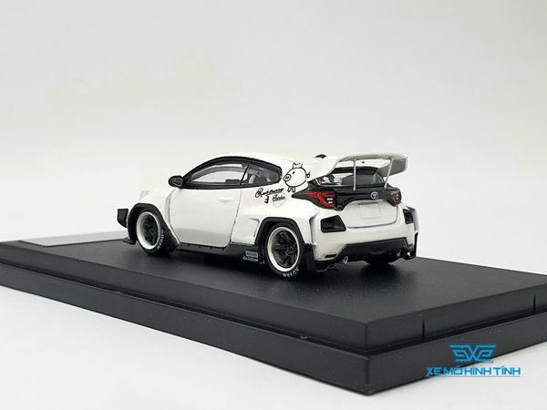 Xe Mô Hình Toyota Yaris Limited 999psc 1:64 HKM ( Trắng )