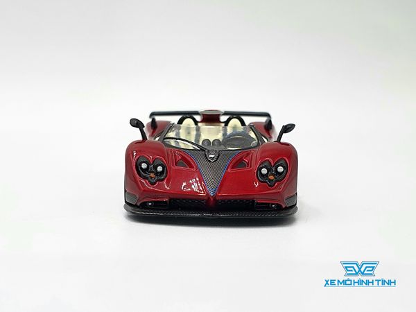 Xe mô hình Pagani Zonda HP Barchetta Rosso Dubai LHD 1:64 MiniGT (Đỏ)