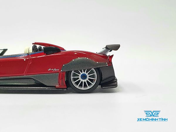 Xe mô hình Pagani Zonda HP Barchetta Rosso Dubai LHD 1:64 MiniGT (Đỏ)