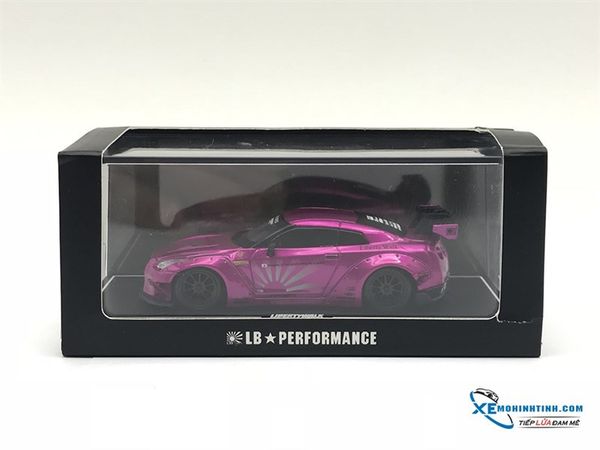 Xe Mô Hình Nissan GTR- R35 LB 1:64 Liberty Walks ( Hồng )