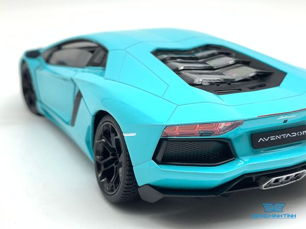 Xe Mô Hình Lamborghini Aventador LP700-4 1:24 Welly ( Xanh )