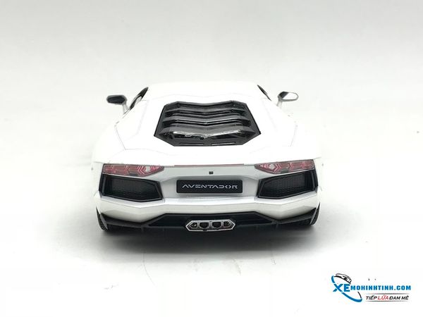 Xe Mô Hình Lamborghini Aventador Lp700-4 1:24 Welly ( Trắng )