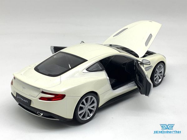 Xe Mô Hình Aston Martin Vanquish 1:24 Welly ( Trắng )